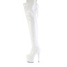 Pleaser ADORE-3850 White Patent Sale Women