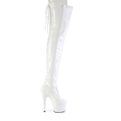 Pleaser ADORE-3850 White Patent Sale Women