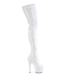 Pleaser ADORE-4000 White Patent Sale Women