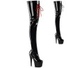 Pleaser ADORE-4001WR Black Patent Sale Women