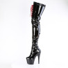 Pleaser ADORE-4001WR Black Patent Sale Women