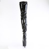 Pleaser ADORE-4001WR Black Patent Sale Women