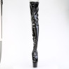 Pleaser ADORE-4011 Black Patent Sale Women
