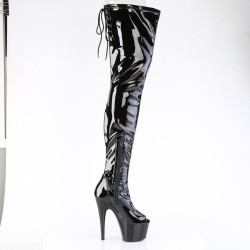 Pleaser ADORE-4011 Black Patent Sale Women