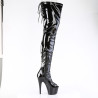 Pleaser ADORE-4011 Black Patent Sale Women