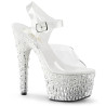Pleaser ADORE-708MR-5 Strass Platform High Heel Sandal