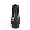 Demonia ASHES-100 Black Patent Platform Women Boots