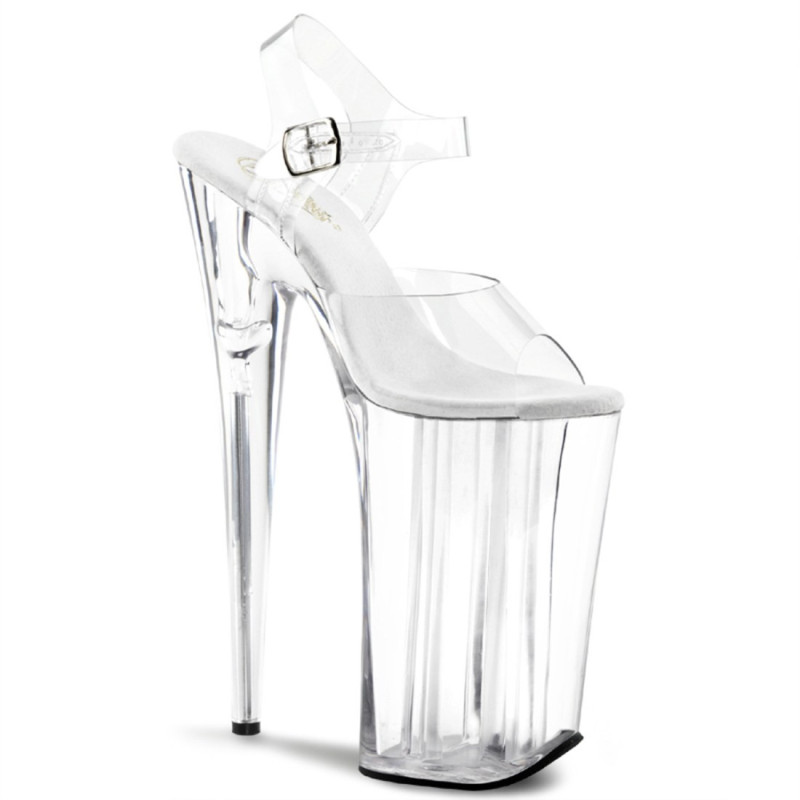 Pleaser BEYOND-008 Clear Extreme Platform High Heels Pleaser BEYOND-008 Clear Extreme Platform High Heels