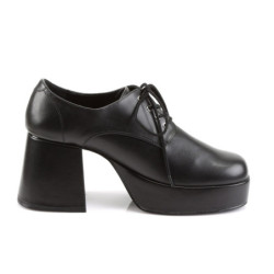 Funtasma JAZZ-02 Black Vegan 70s Disco Shoes Men