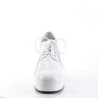 Funtasma JAZZ-02 White Patent 70s Disco Shoes Men