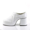 Funtasma JAZZ-02 White Patent 70s Disco Shoes Men