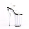 Pleaser BEYOND-008 Black Insole Extreme Platform Heels