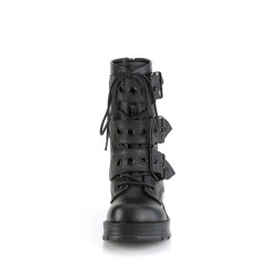 Demonia BRATTY-118 Black Vegan Platform Women Boots