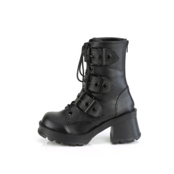 Demonia BRATTY-118 Black Vegan Platform Women Boots