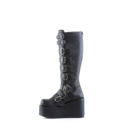 Demonia CONCORD-108 Black Vegan Leather Sale Women