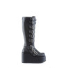 Demonia CONCORD-108 Black Vegan Leather Sale Women