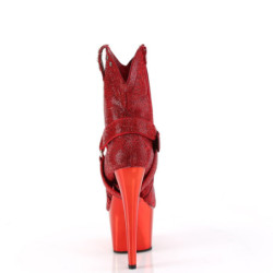 Pleaser ADORE-1029CHRS Red Strass Chrome Sale Women