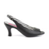 Pleaser Pink Label JENNA-02 Black Vegan Leather Sale