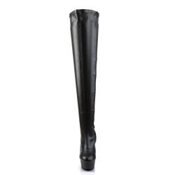 Pleaser DELIGHT-3000 Vegan Platform Over The Knee Boots