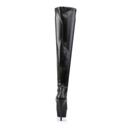 Pleaser DELIGHT-3000 Vegan Platform Over The Knee Boots