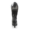 Pleaser Pink Label DIVINE-1050 Black Vegan Men Boots
