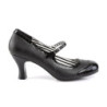 Pleaser Pink Label JENNA-06 Black Vegan Men Pumps