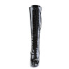 Devious DOMINA-2020 Patent Stiletto Heeled Boots