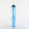 Pleaser FLAMINGO-1020 Baby Blue Patent Ankle Boots