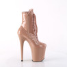 Pleaser FLAMINGO-1020 Blush Patent Women Ankle Boots