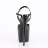 Pleaser JUBILANT-09 Black Stiletto Heeled Platform Sandals