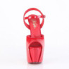 Pleaser JUBILANT-09 Red Stiletto Heeled Platform Sandals