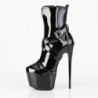 Pleaser JUBILANT-1011 Black Patent Women Ankle Boots