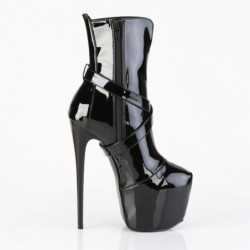 Pleaser JUBILANT-1011 Black Patent Women Ankle Boots