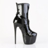 Pleaser JUBILANT-1011 Black Patent Women Ankle Boots
