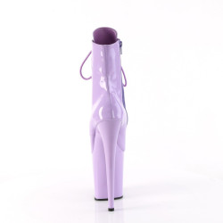 Pleaser FLAMINGO-1020 Lavender Patent Ankle Boots