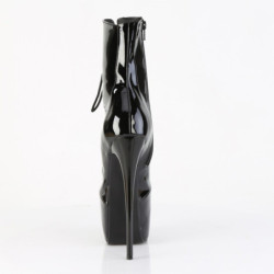 Pleaser JUBILANT-1014 Black Patent Women Ankle Boots