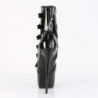 Pleaser JUBILANT-1015 Black Patent Women Ankle Boots