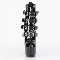 Pleaser JUBILANT-1023 Black Patent Women Ankle Boots