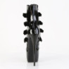 Pleaser JUBILANT-1023 Black Patent Women Ankle Boots