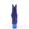 Pleaser ADORE-1029CHRS Blue Strass Chrome Sale Women