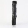 Pleaser JUBILANT-1048 Black Vegan Leather Ankle Boots