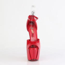 Pleaser JUBILANT-15 Red Stiletto Heeled D'Orsay Sandals