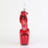 Pleaser JUBILANT-15 Red Stiletto Heeled D'Orsay Sandals