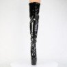 Pleaser FLAMINGO-1020RM Salmon Pink Vegan Suede Strass