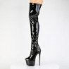 Pleaser FLAMINGO-1020RM Salmon Pink Vegan Suede Strass