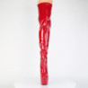 Pleaser JUBILANT-3000 Red Heeled Overknee Boots