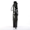 Pleaser FLAMINGO-1021 Black Patent Women Ankle Boots