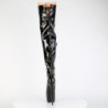 Pleaser JUBILANT-3007 Patent Heeled Overknee Boots