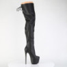 Pleaser JUBILANT-3007 Vegan Heeled Overknee Boots