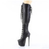Pleaser JUBILANT-3012 Black Vegan Over The Knee Boots